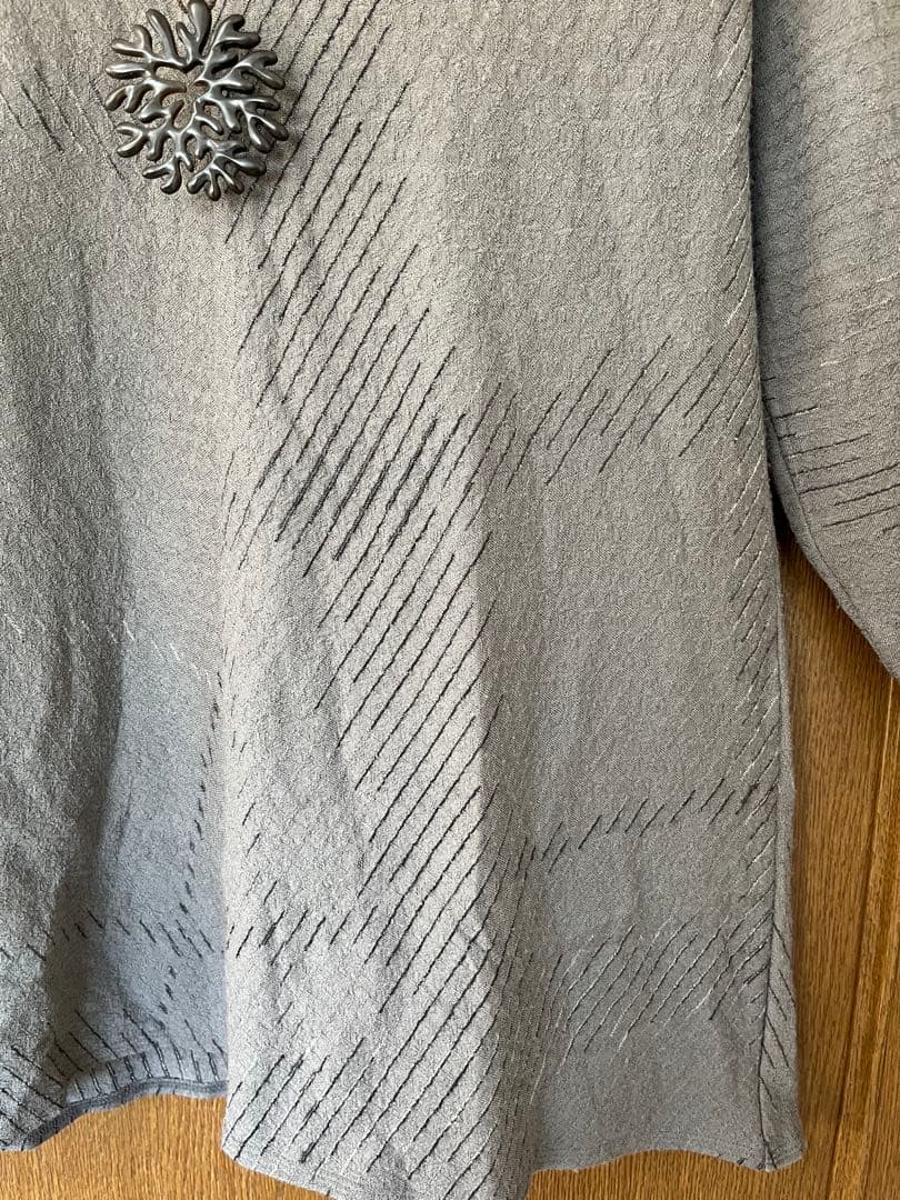 ヨーガンレール　グレー柄　チュニック