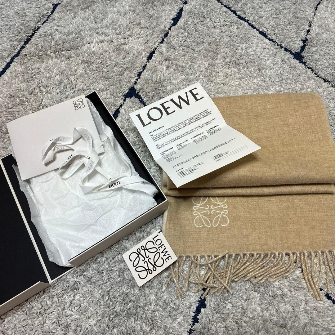 【新品未使用】LOEWE ロエベ　マフラー　アナグラム　リバーシブル