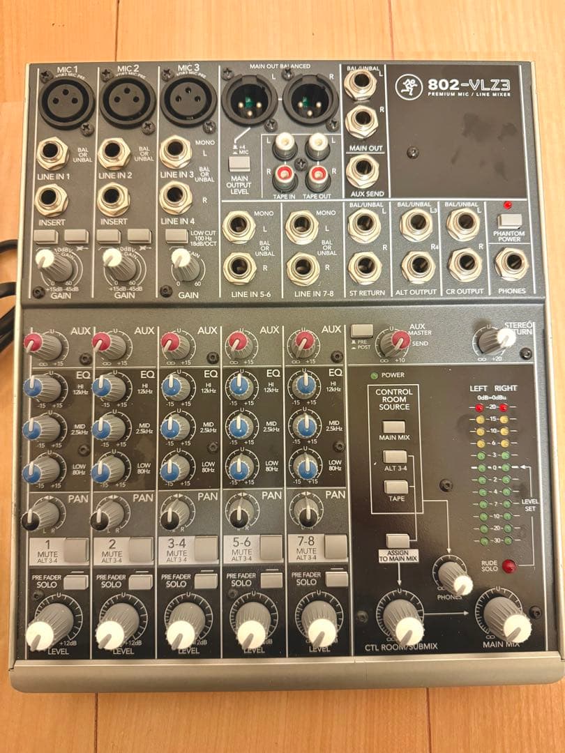 MACKIE 802-VLZ3 アナログミキサー 8チャンネル