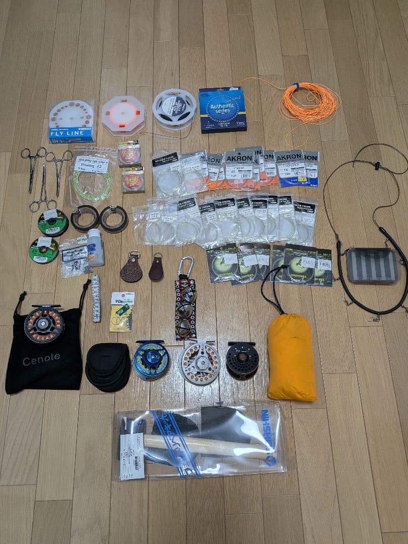 フライフィッシング引退品まとめ売り