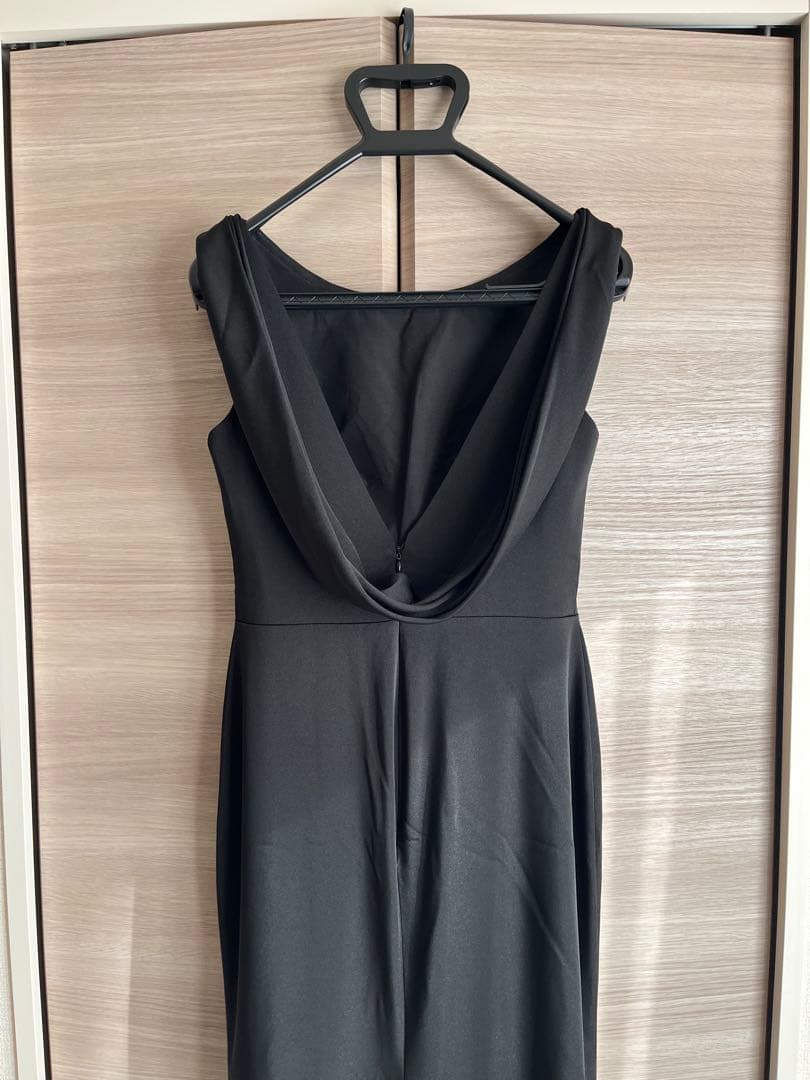 ⭐︎とうふ⭐︎ブラックドレス ウエディング 前撮り フレアドレス 二次会