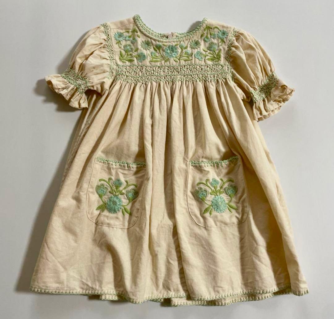 【未使用】apolina kids Dora dress 5-7y