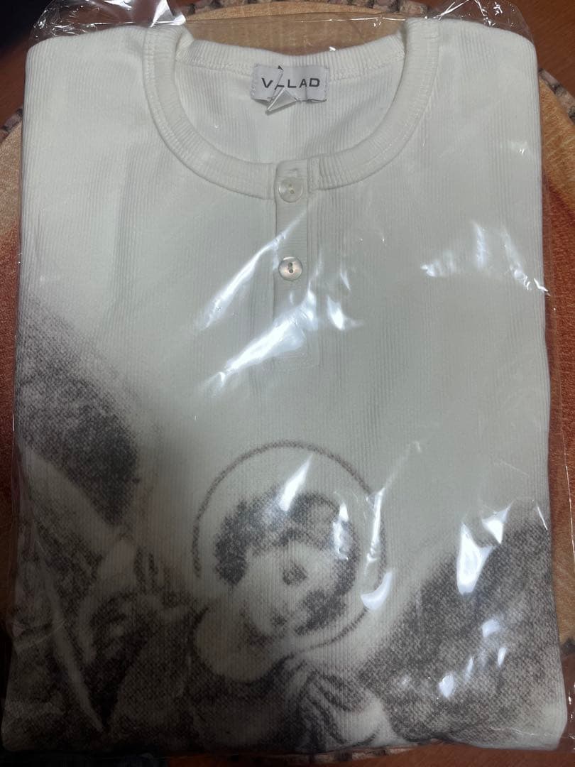 Vallad V.HENRY NECK L/S サーマル L 白