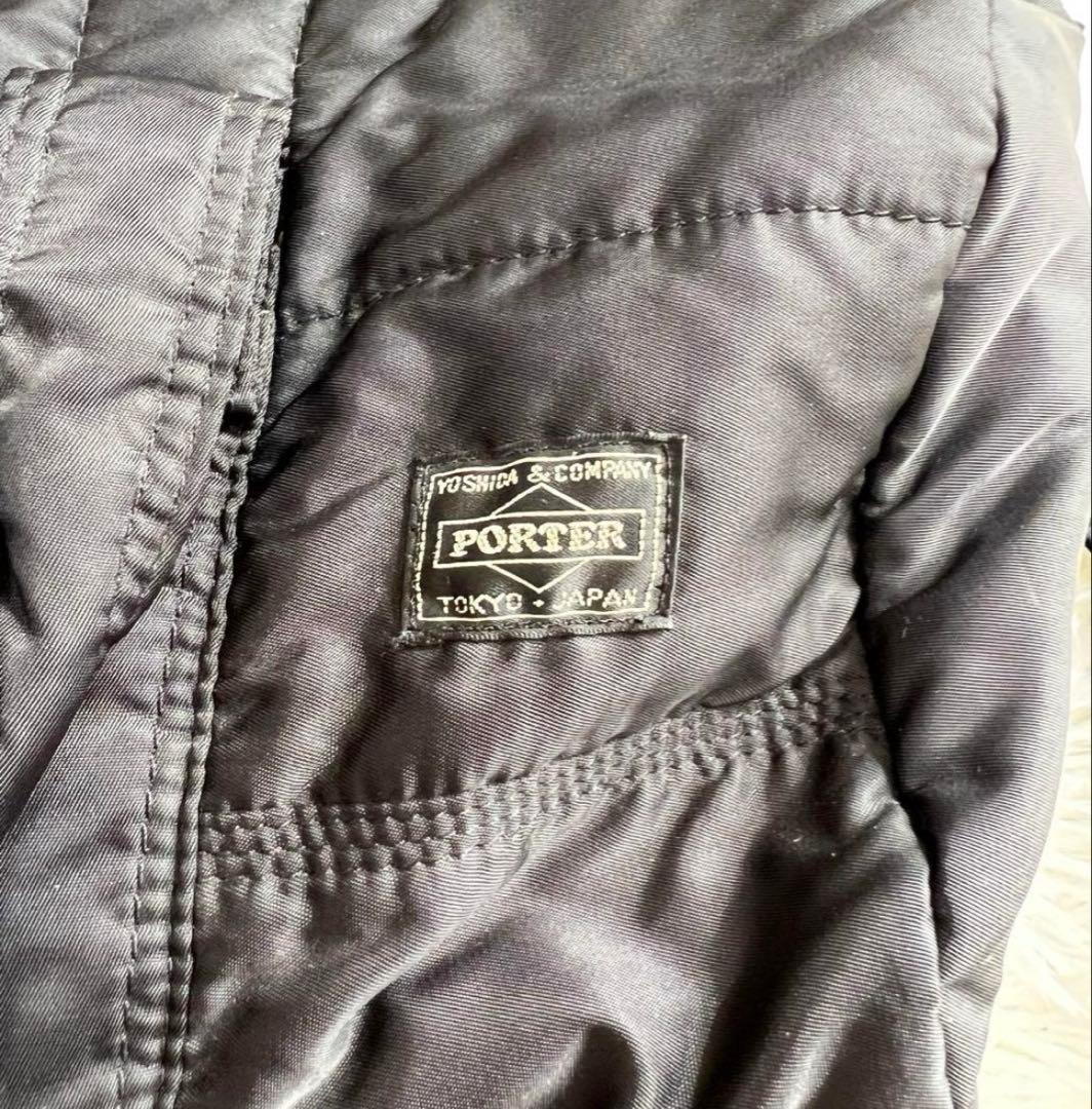 PORTER ブラック ドラムバッグ