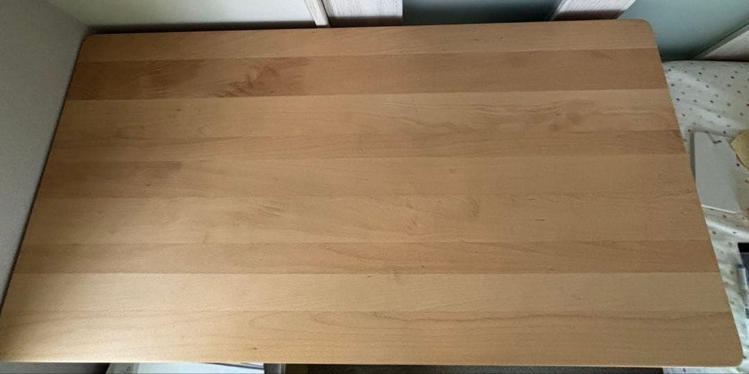 【8/4まで】無印良品　ブナ材デスク・幅１２０ｃｍ　ブナ材デスク用上置き棚付き