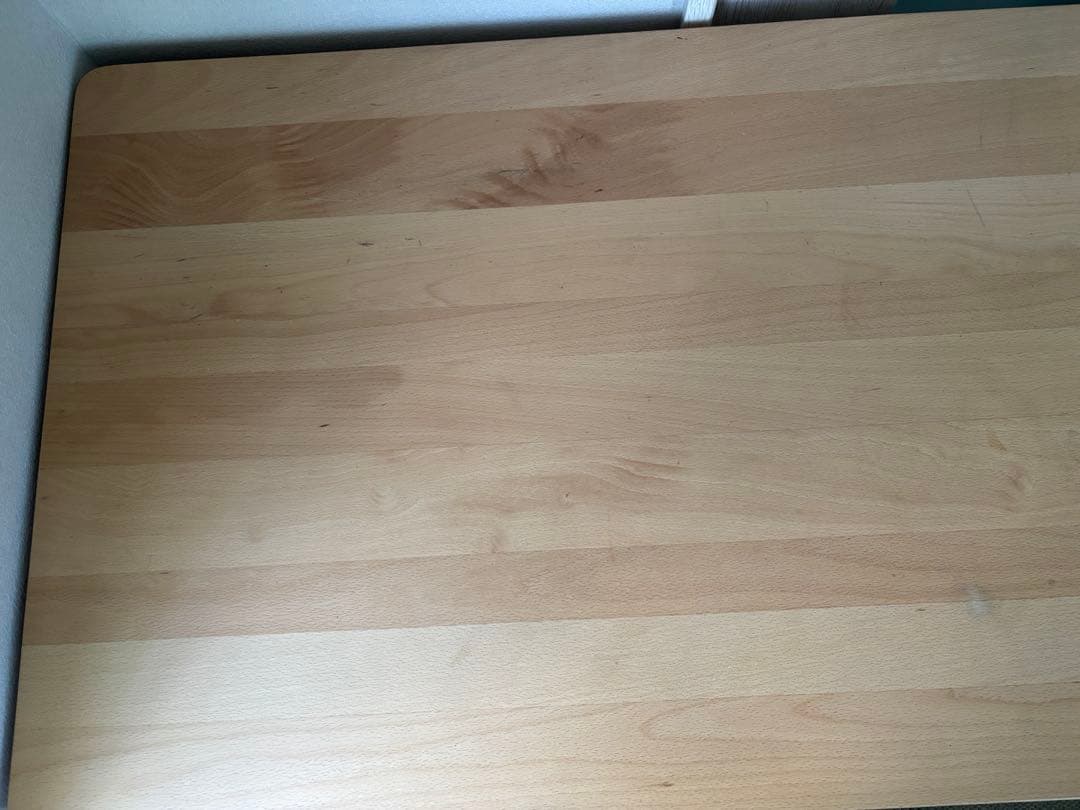 【8/4まで】無印良品　ブナ材デスク・幅１２０ｃｍ　ブナ材デスク用上置き棚付き