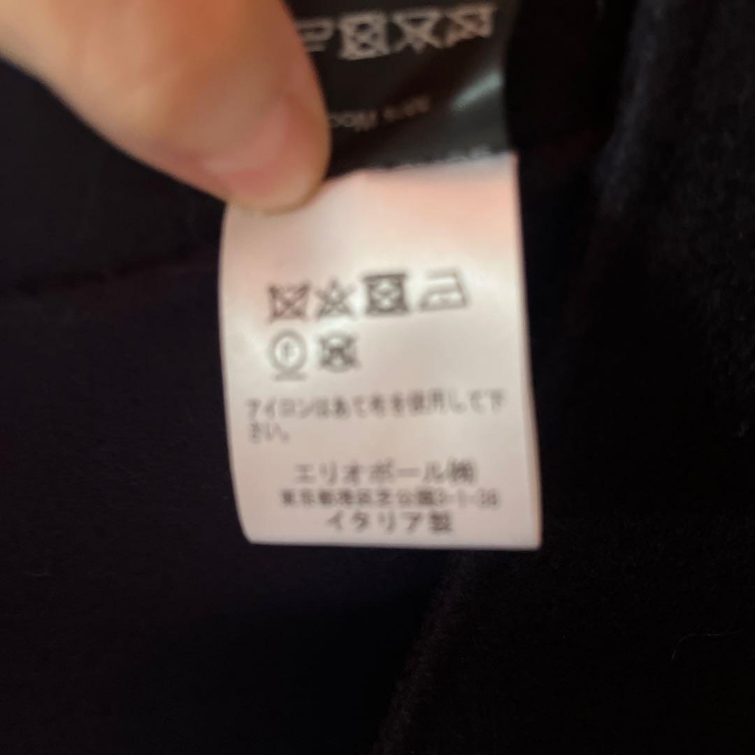 Sofie d’Hoore ケープ　コート　ネイビーブラック