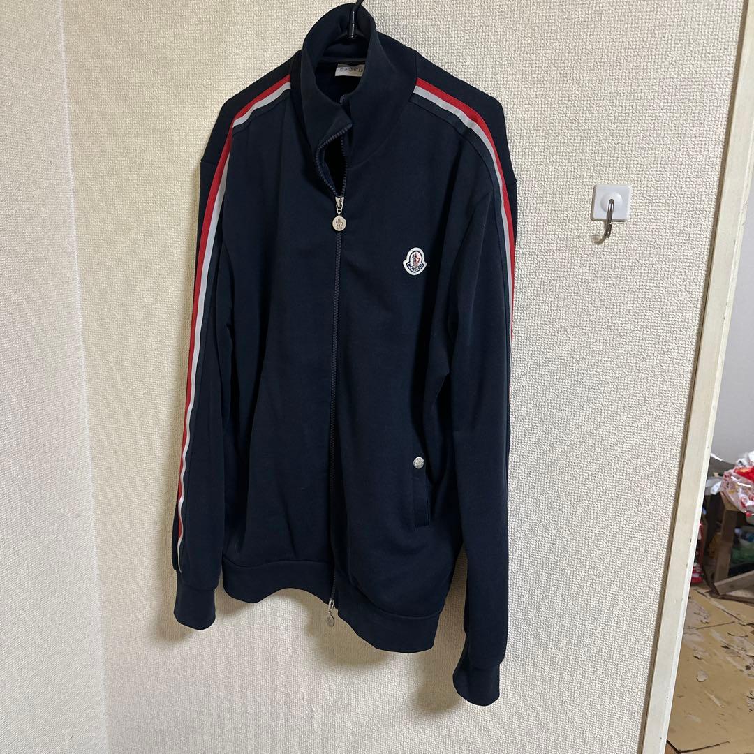 MONCLER ネイビー ストライプジャージ