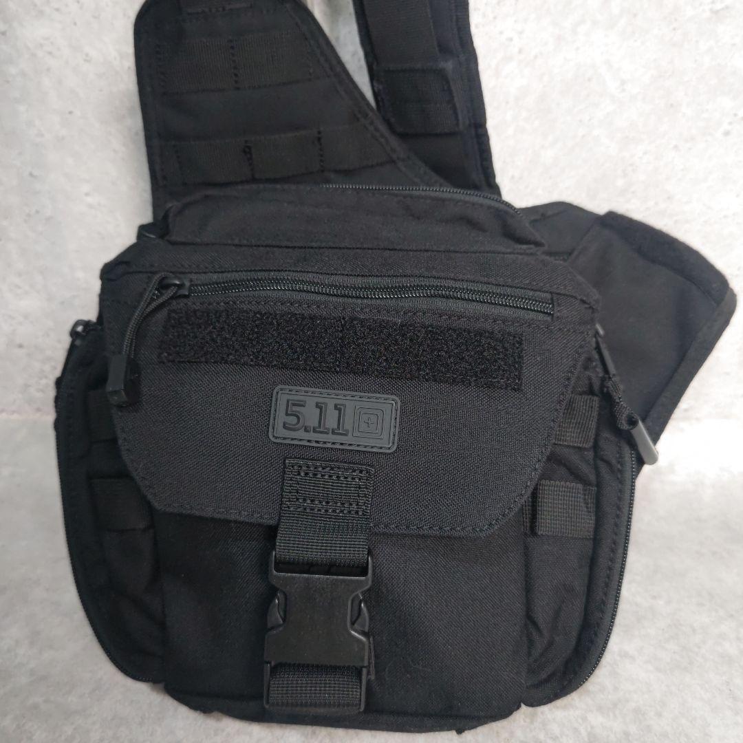 5.11タクティカル プッシュパック ショルダーバッグ 6L ブラック