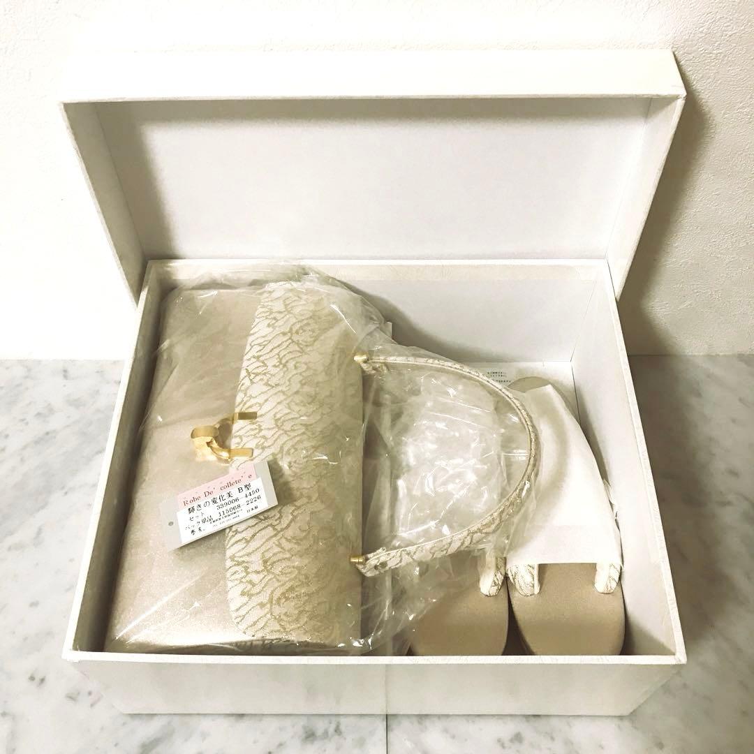 美品✨ローブデコルテ✨礼装用 草履 バッグ 高級生地使用　留袖