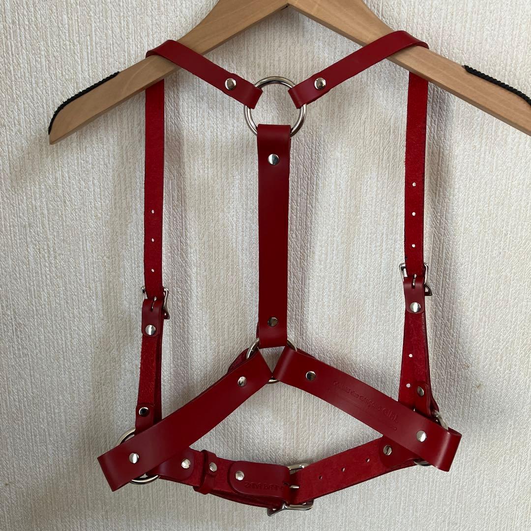 川久保怜着用　コムデギャルソンガールZANA BAYNE レザーハーネス