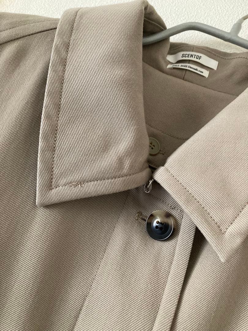 ap studio SCENTOFギャバジンステンカラーコート ライナー付き