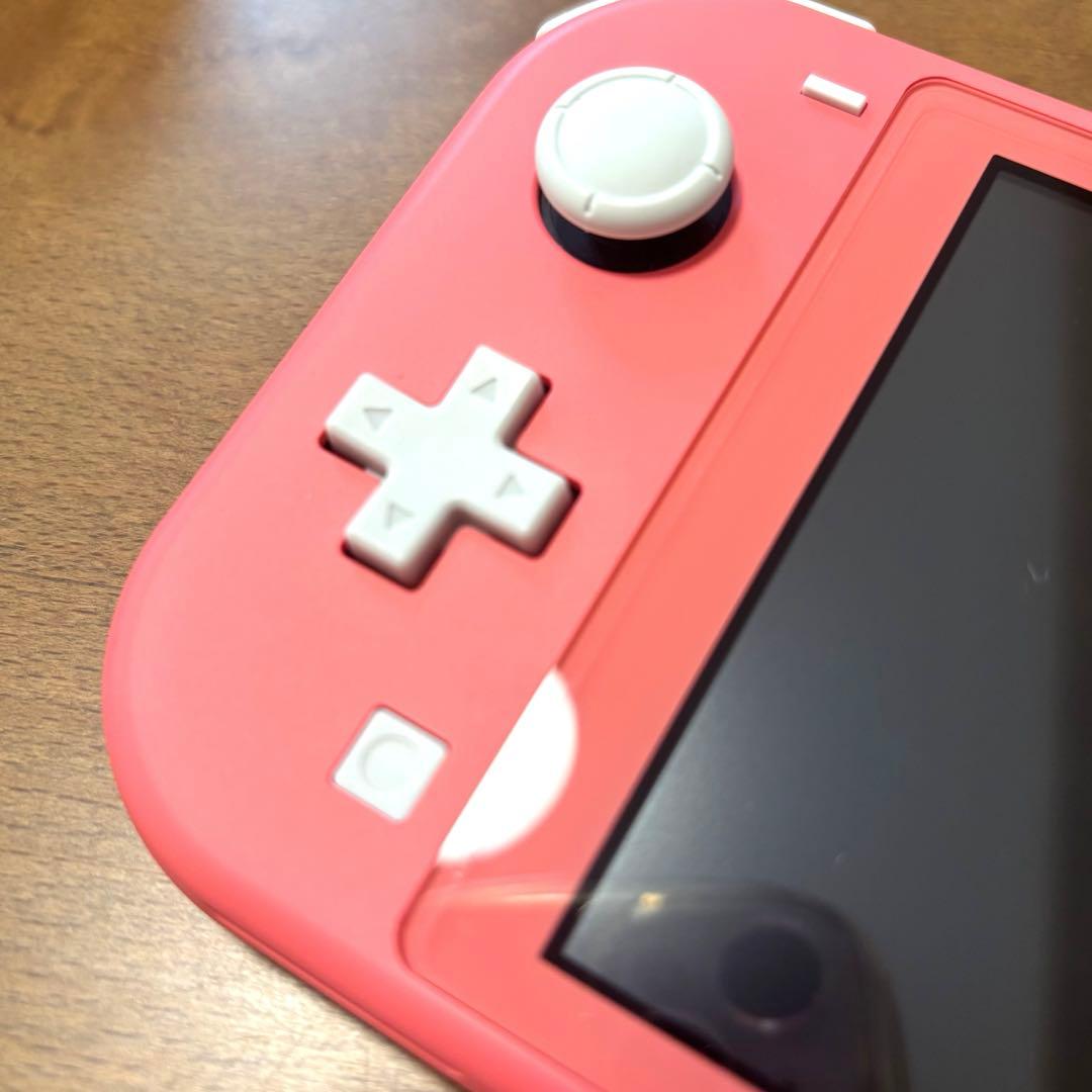 箱あり【Switch Lite】コーラル★専用ケース＆どうぶつの森付き★