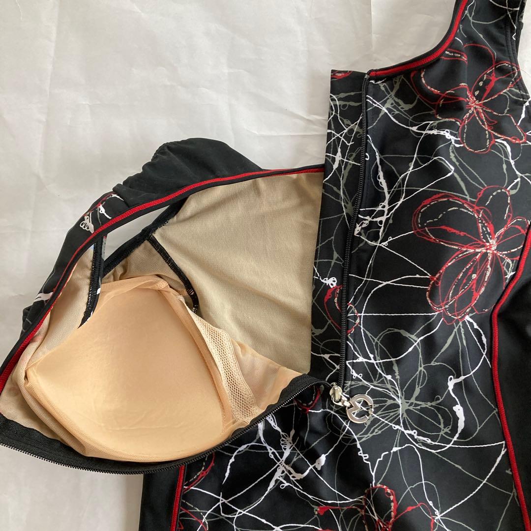 【購入者決定済】mila schon 花柄シェイプアップタイプ水着15L L