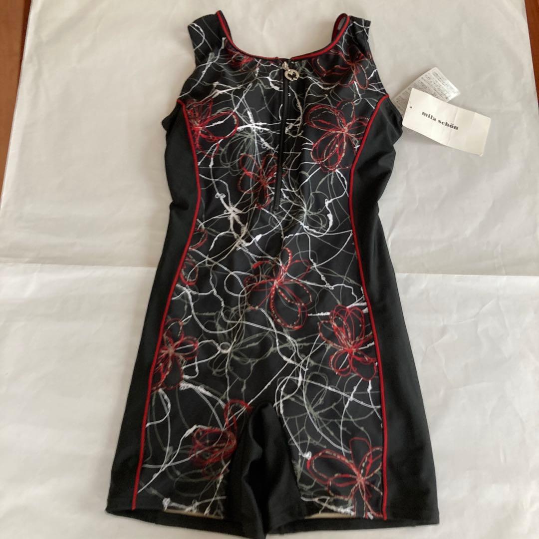 【購入者決定済】mila schon 花柄シェイプアップタイプ水着15L L
