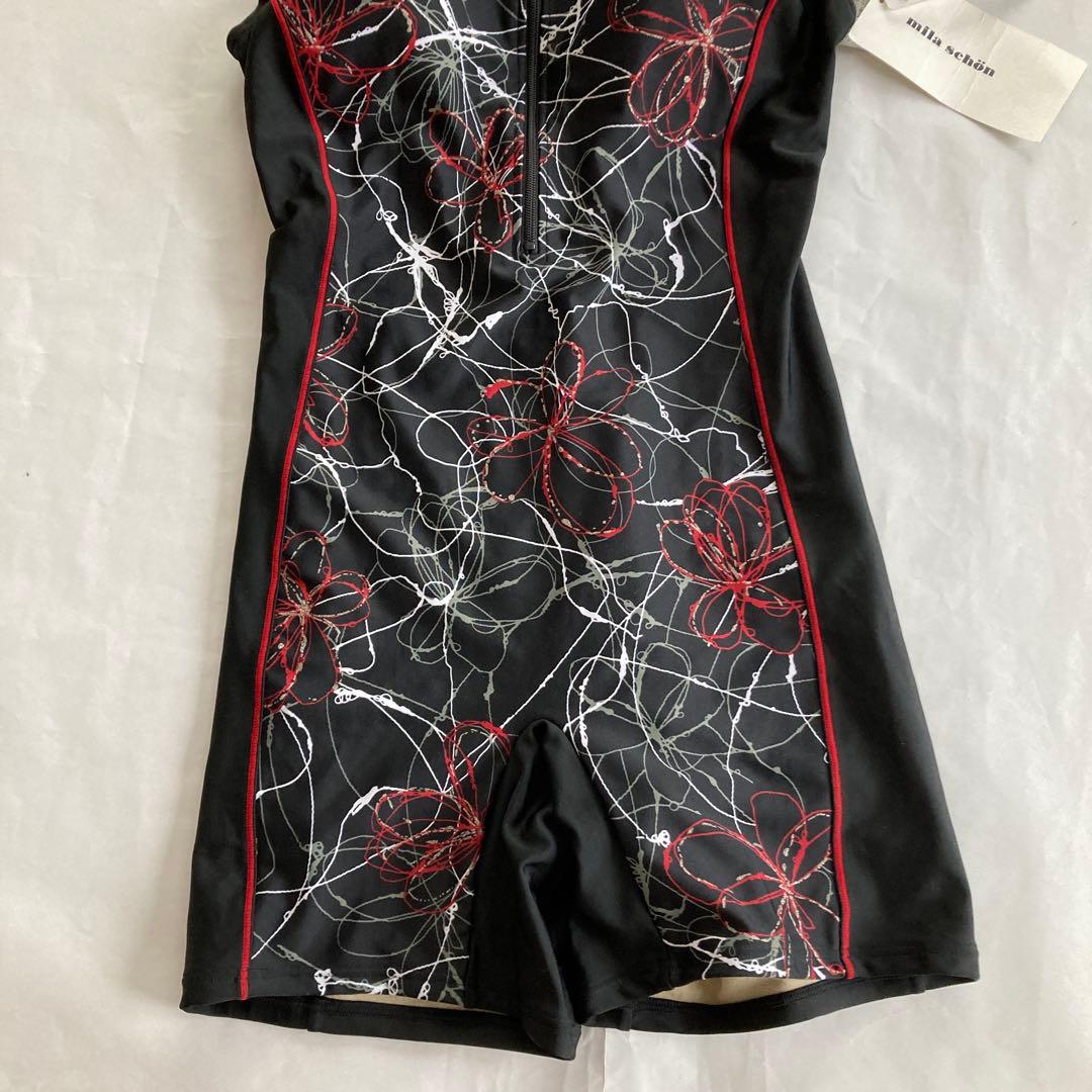 【購入者決定済】mila schon 花柄シェイプアップタイプ水着15L L