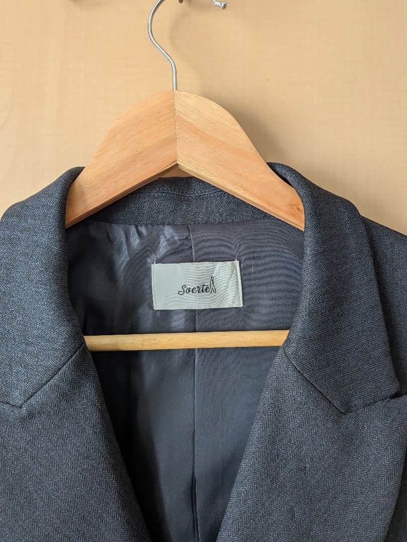 soerte Oversize 6B assort blazer ネイビー　古着