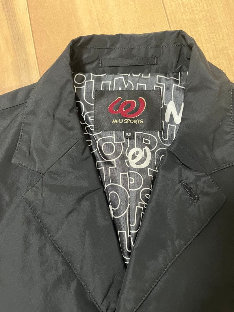 M.U SPORTS ブラックジャケット サイズ50定価¥55,650