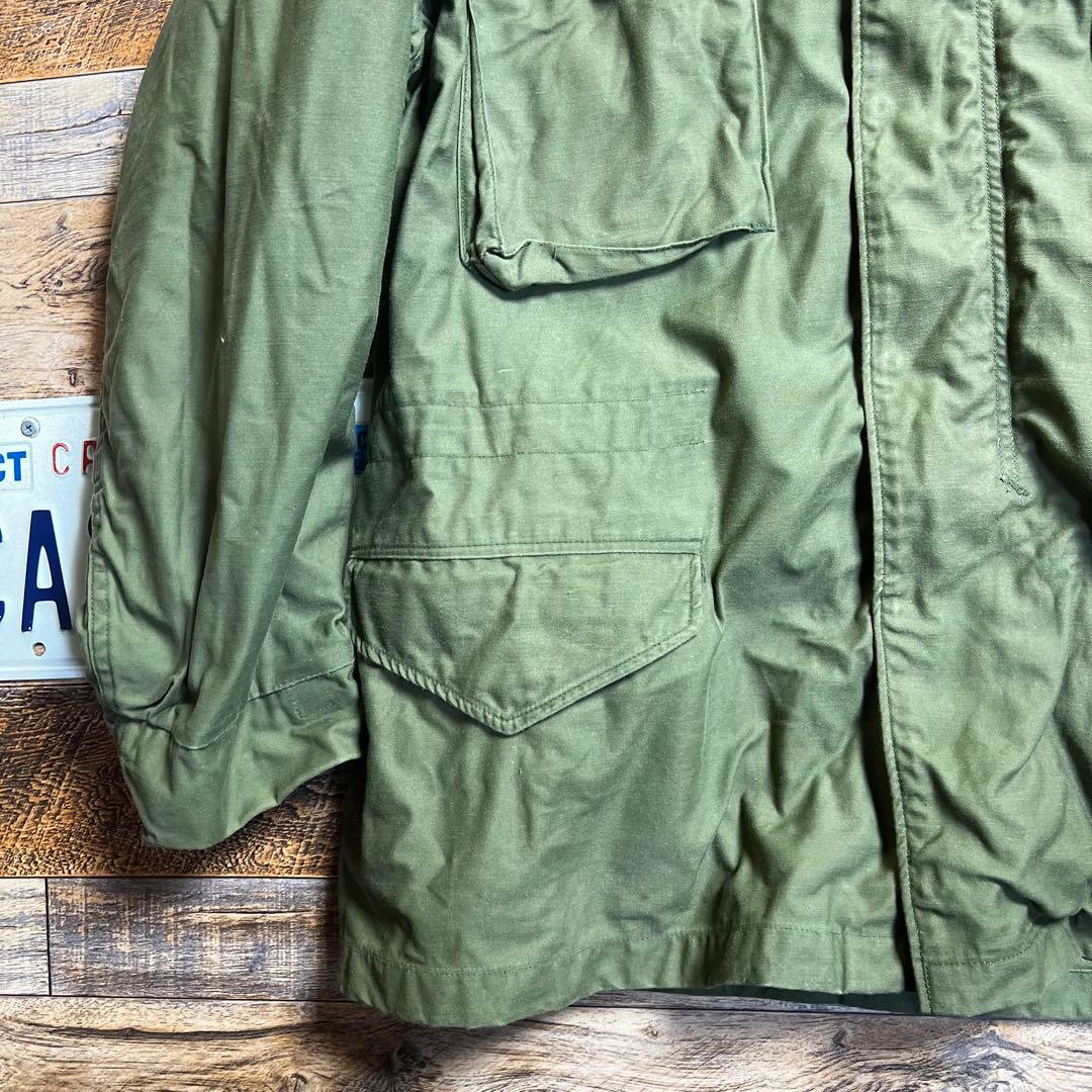 ポ*ん様 70s 米軍実物 M-65 フィールドジャケット LARGE SCOV