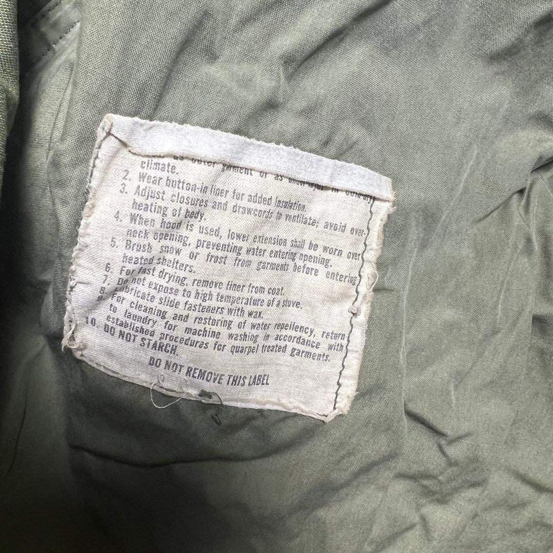 ポ*ん様 70s 米軍実物 M-65 フィールドジャケット LARGE SCOV