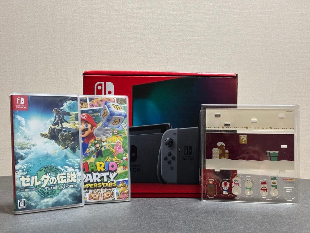 【美品】任天堂Switch グレー　マリオパーティ　セット