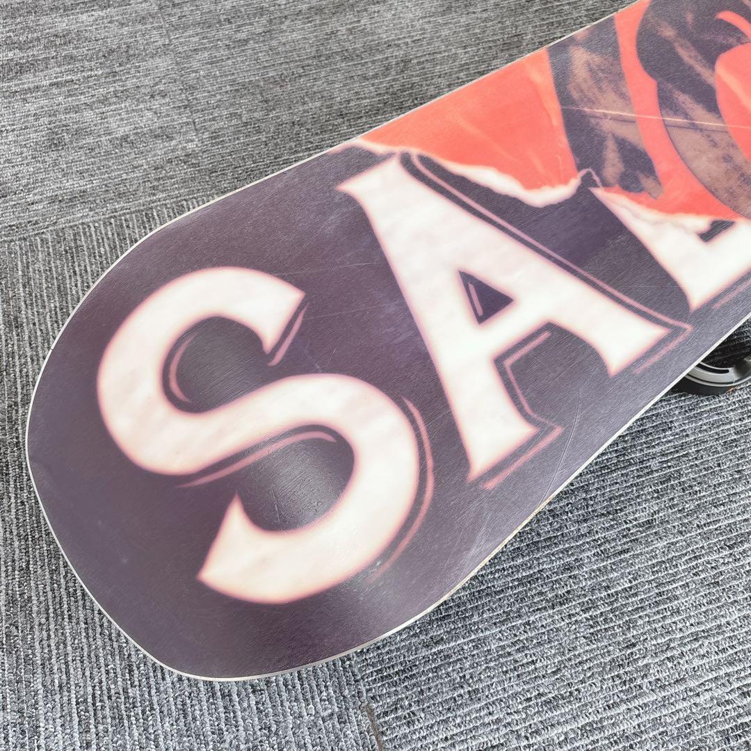83美品❗️超豪華❗️サロモン メンズスノーボードセット★スノボ154cm+ビン付