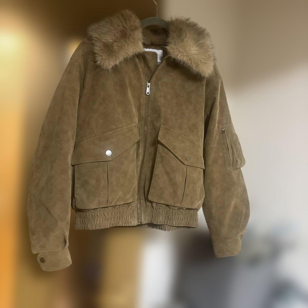 SLY ブラウン パファージャケット