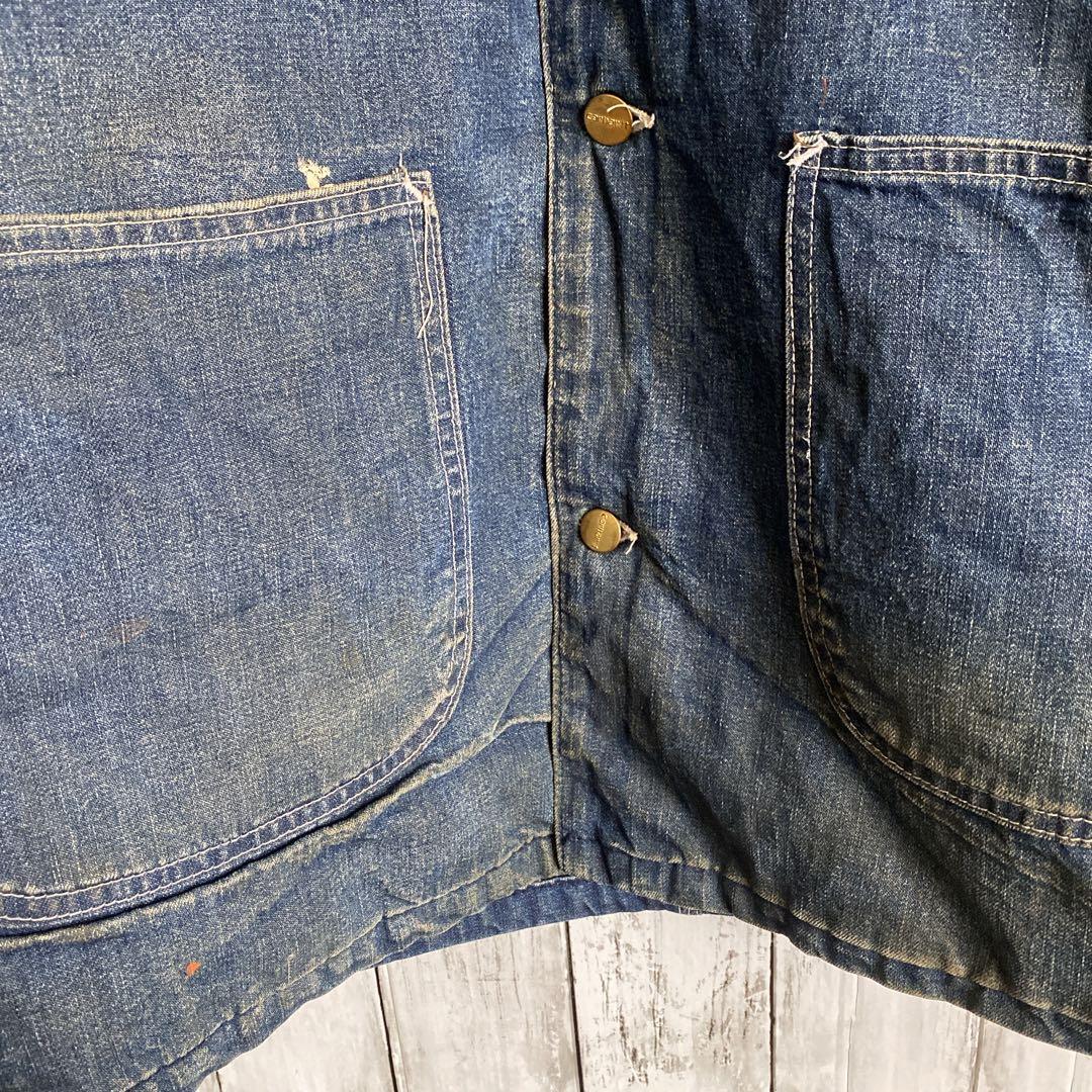 【TakTok-go 】カーハートデニムミシガンチョアコート8LCT 38