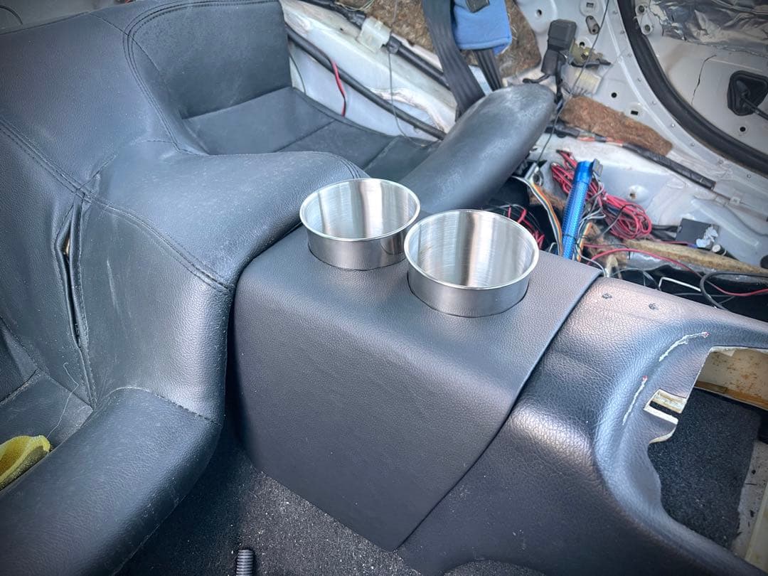 MAZDA RX7 FD3S センターパネルドリンクホルダー レザー