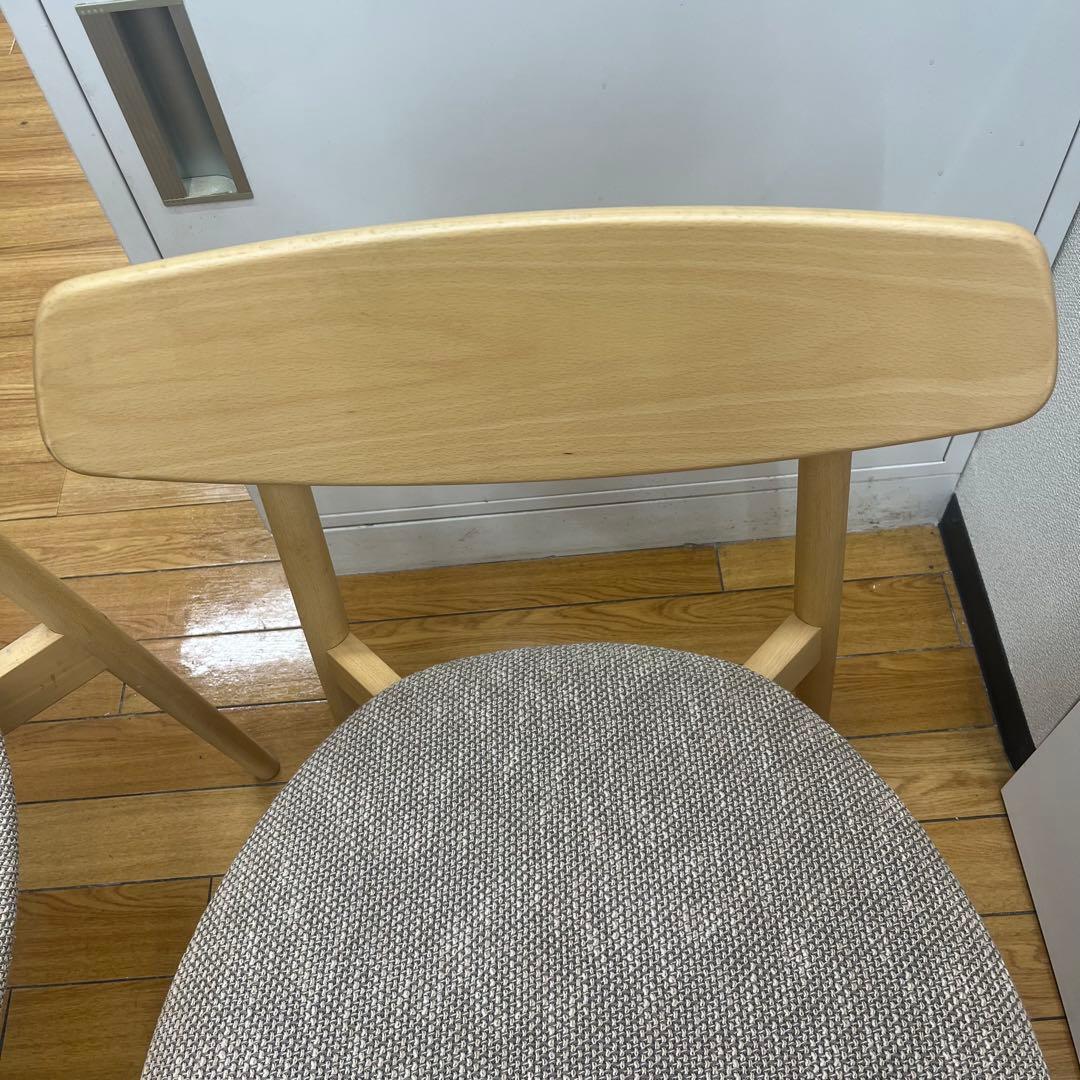 カリモク　ダイニングチェア　CD4005　カバーリング　2脚セット