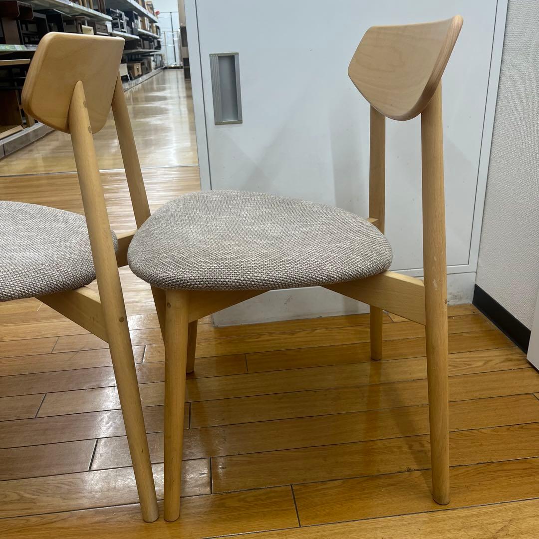 カリモク　ダイニングチェア　CD4005　カバーリング　2脚セット