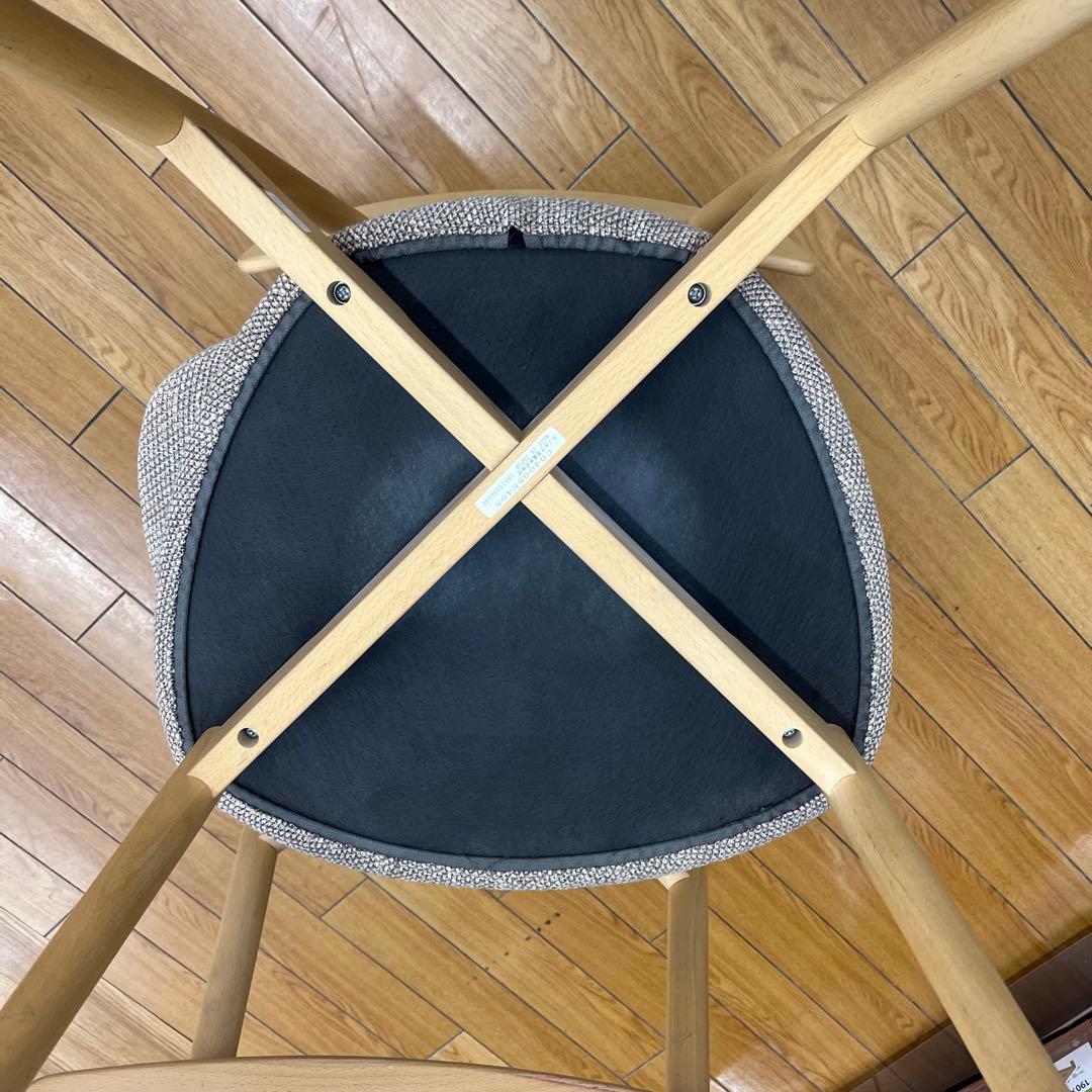 カリモク　ダイニングチェア　CD4005　カバーリング　2脚セット