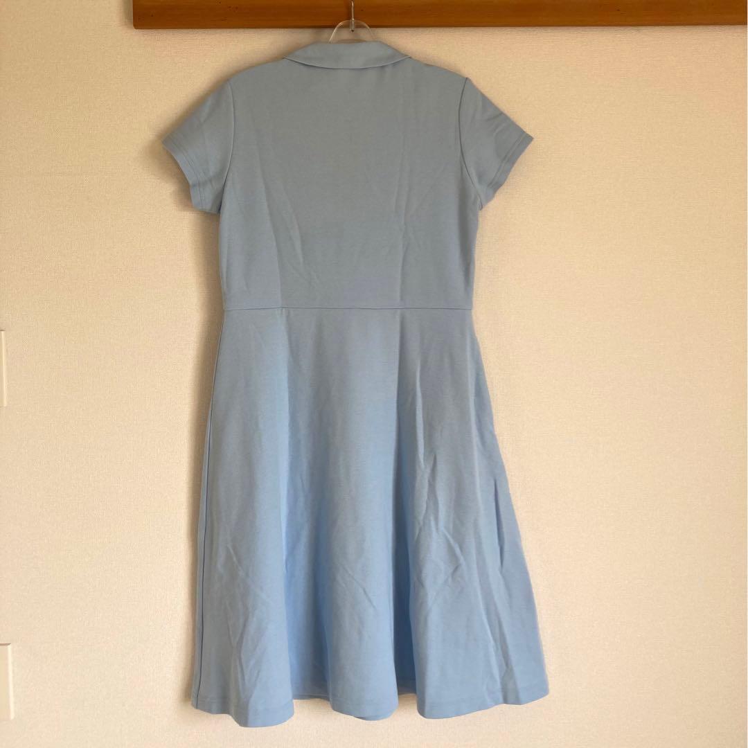 ★新品タグ付★ファミリア 160 ワンピース 水色 人気 定番 鹿の子 女の子