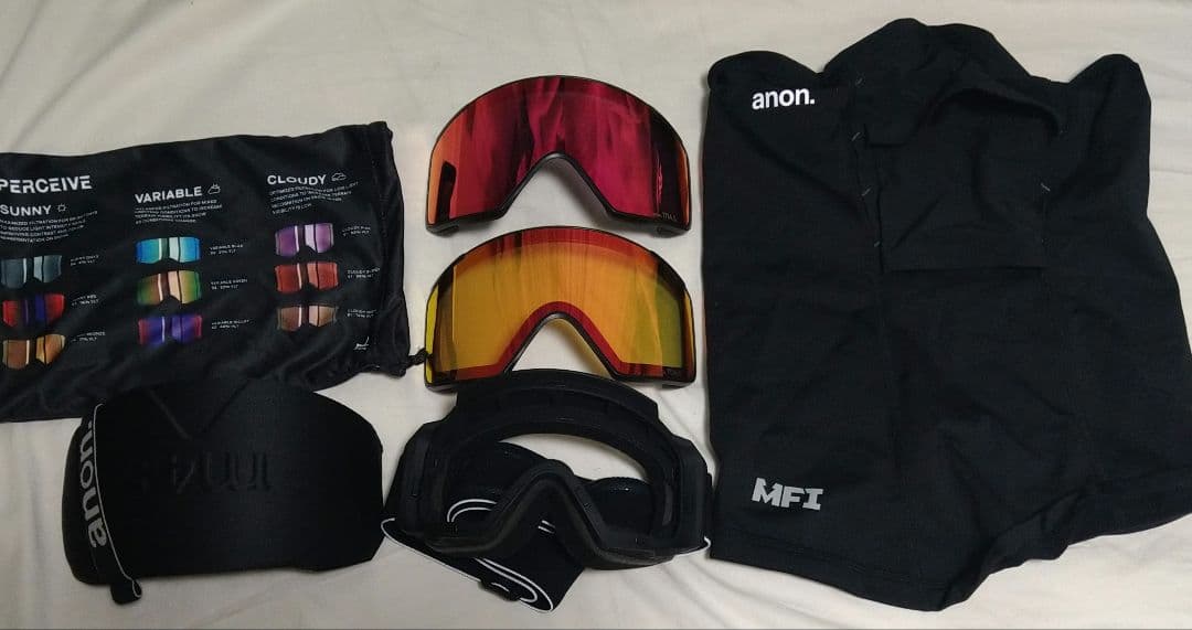 24-25 ANON M4S ゴーグル フェイスマスク