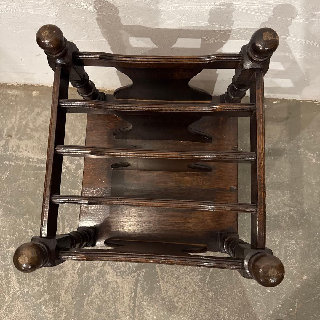 ヴィンテージ　マガジンラック　引き出し付き　1