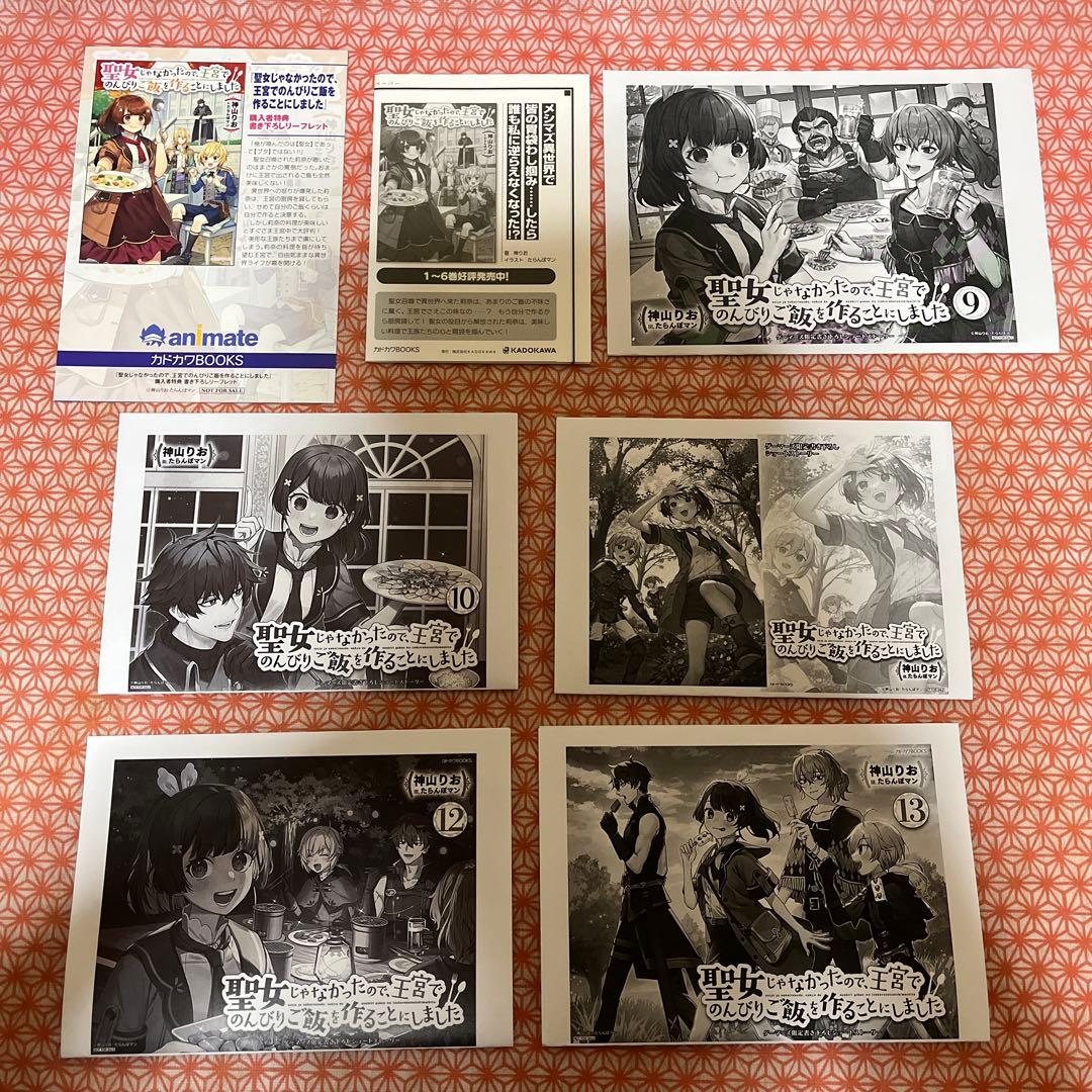 聖女じゃなかったので、王宮でのんびりご飯を作ることにしました　特典セット