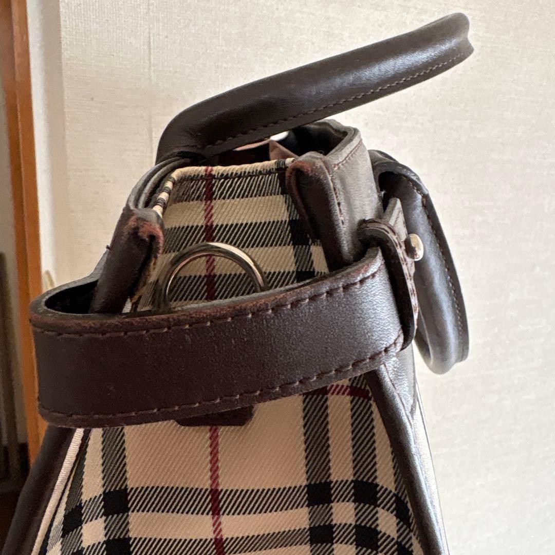 BURBERRY チェック柄 ビジネスバッグ