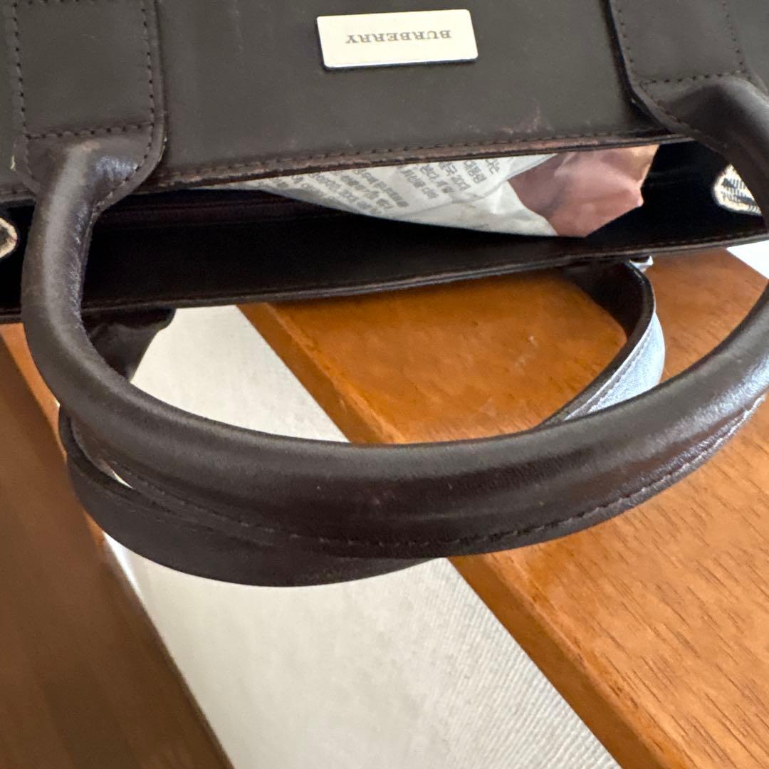 BURBERRY チェック柄 ビジネスバッグ