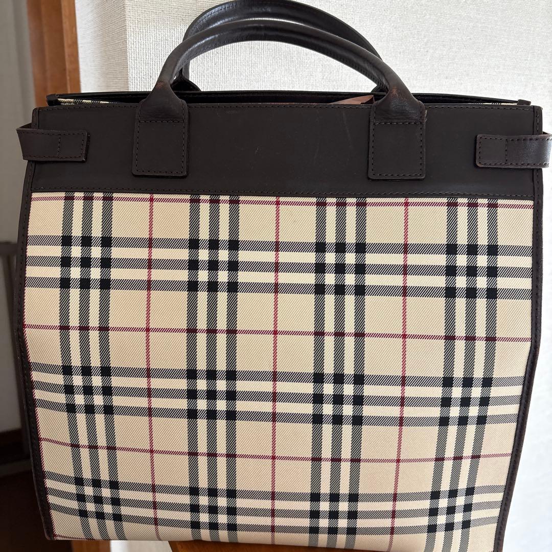 BURBERRY チェック柄 ビジネスバッグ