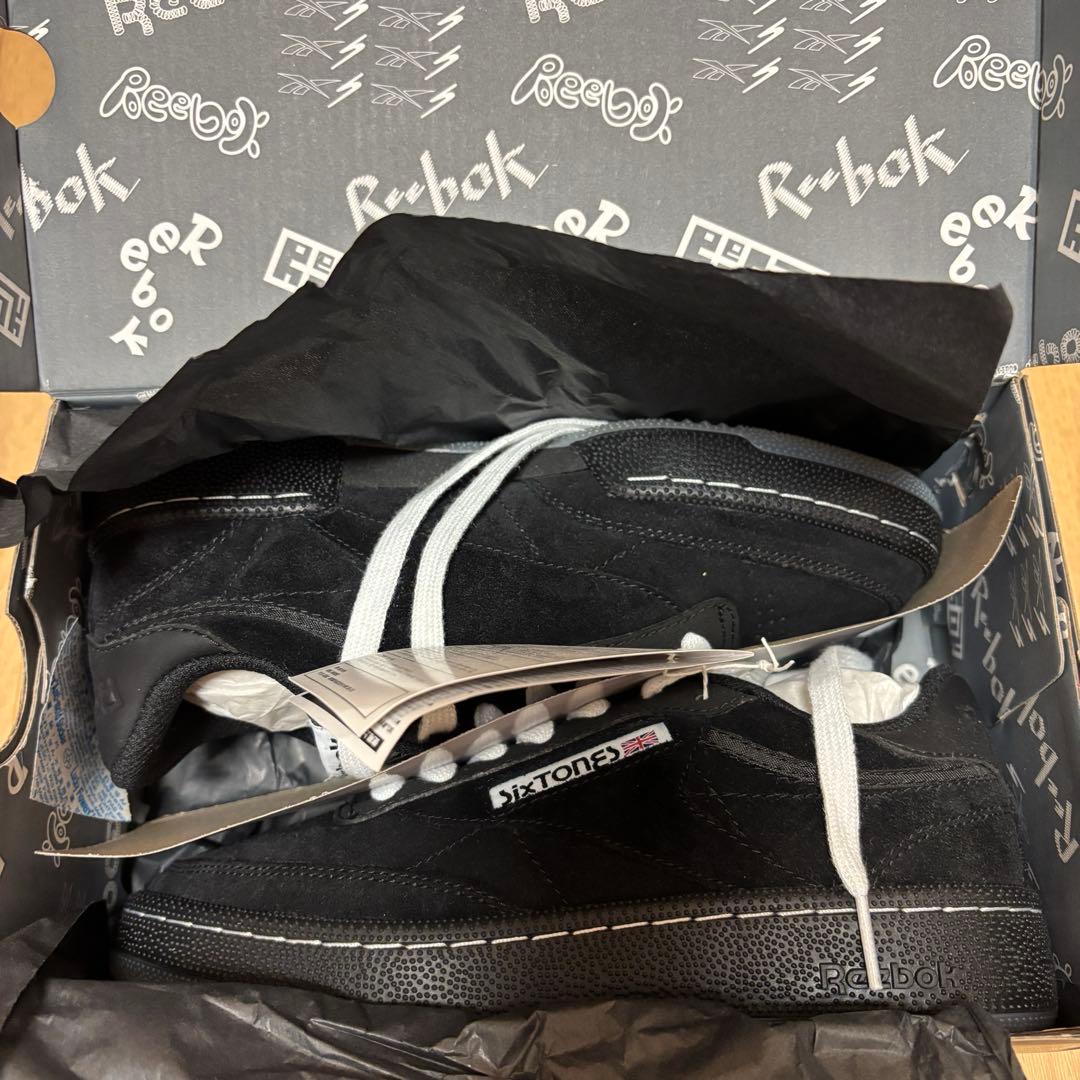 Reebok SixTONES ブラックスニーカー 23.0cm