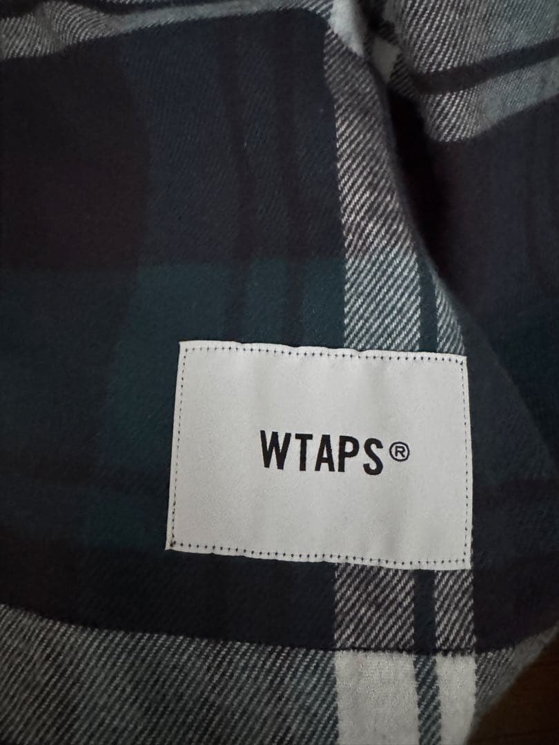 WTAPS チェックショップコートシャツ24SS TEXTILE フランネル