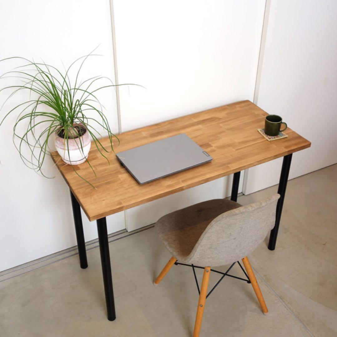 天然木のワークデスク【ハンドメイド家具】