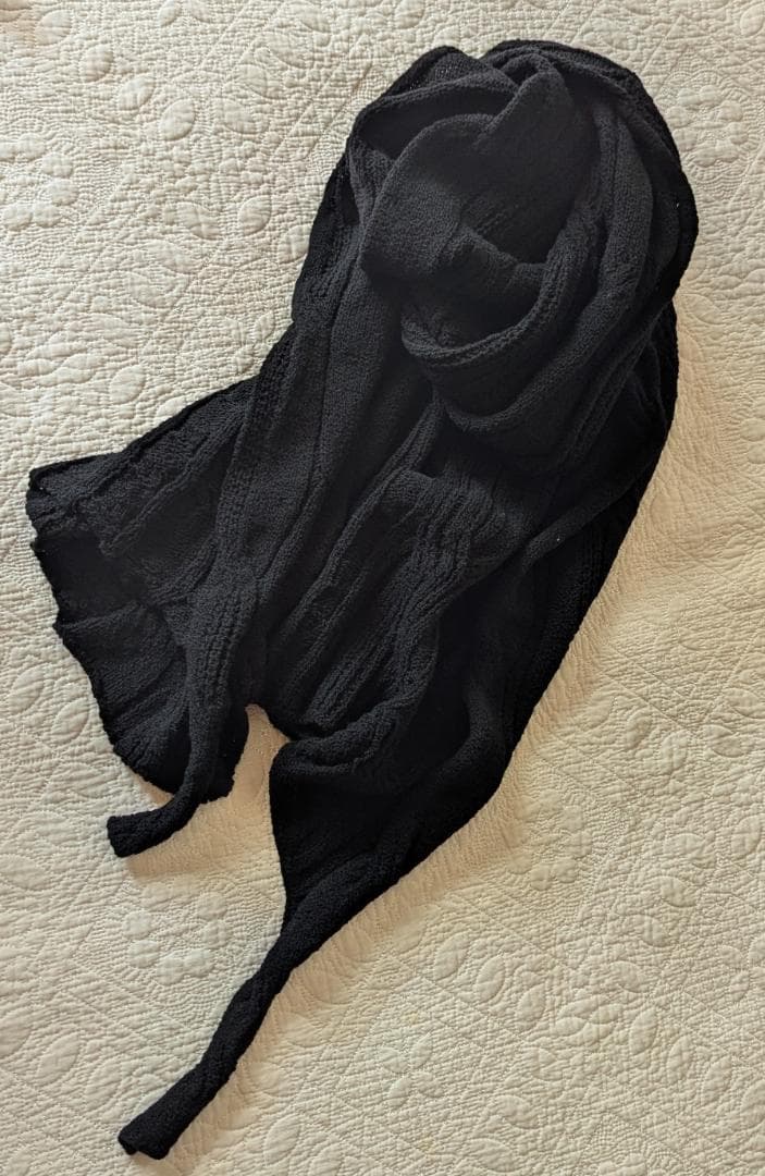 2021 未使用　ババグーリ　ウールケーブル編みマフラー　ヨーガンレール