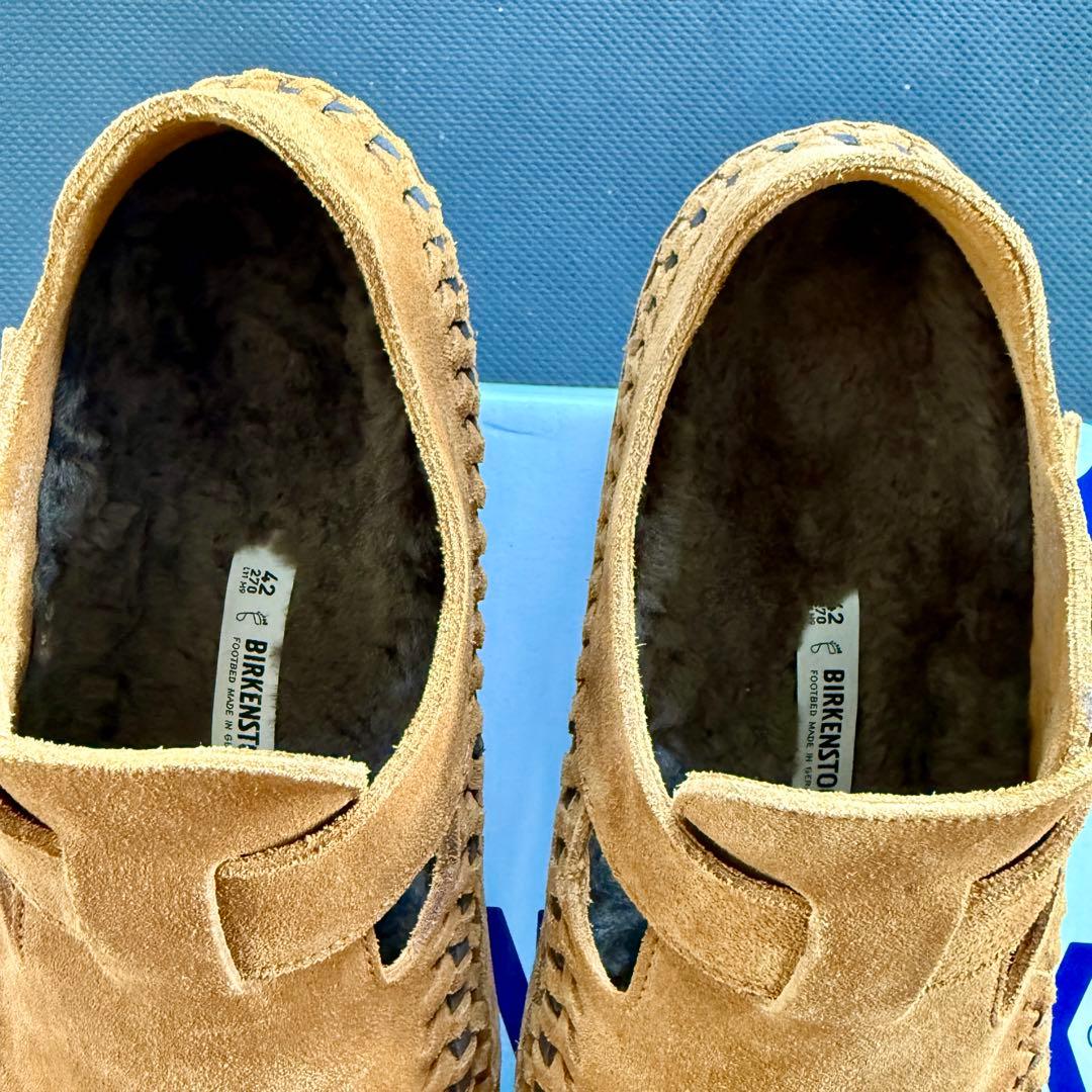 靴 KITH BIRKENSTOCK LONDON BRAIDED MINK 27