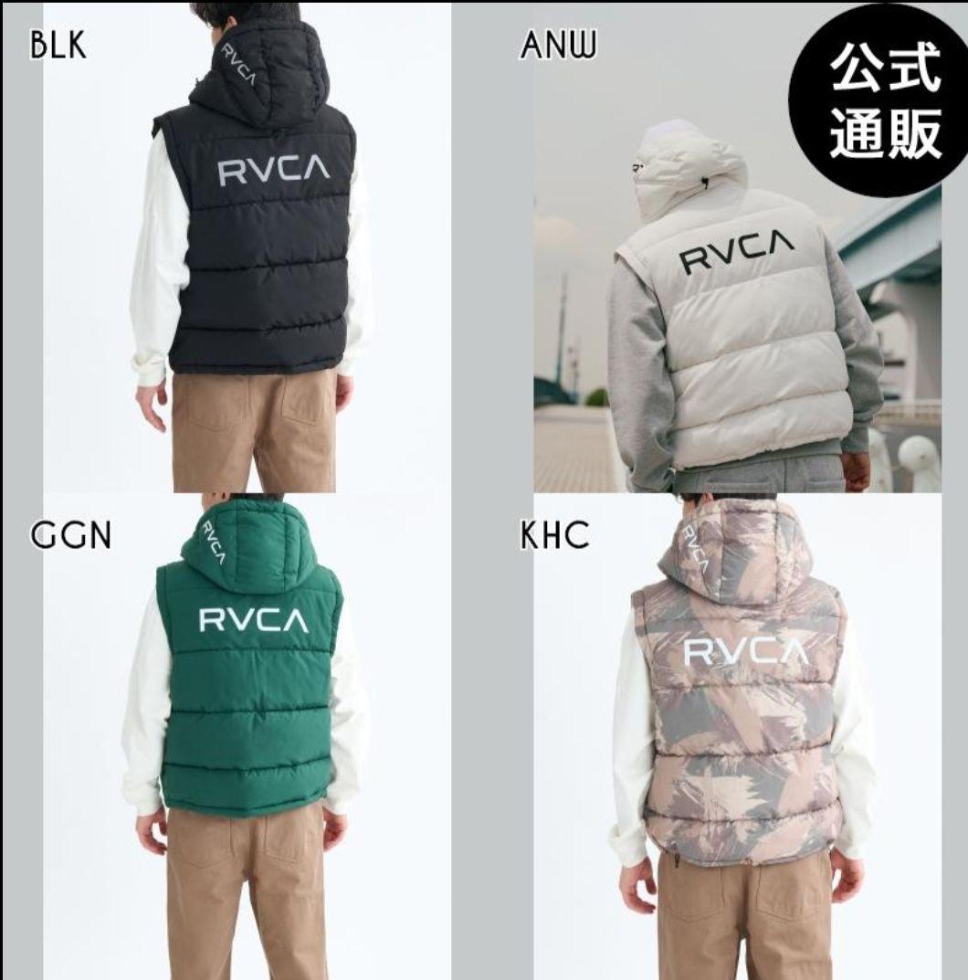 【新品】メンズ RVCA PUFFER VEST 2025年秋冬モデル　黒　L