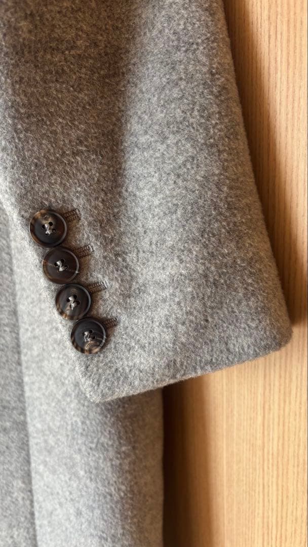 【Max Mara】グレー チェスターコート（小さな虫食い有り）