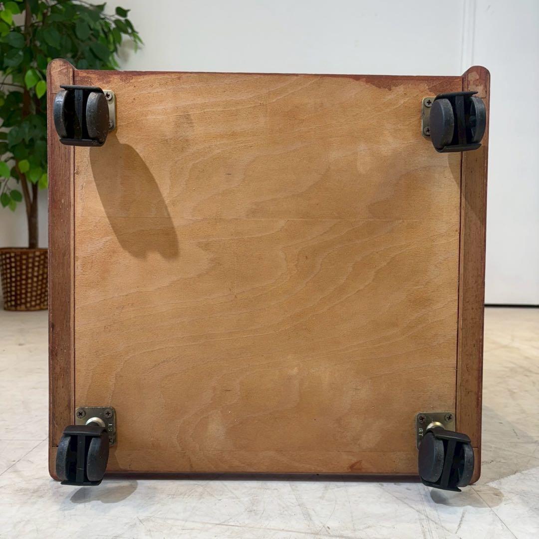 ハンガーラック　ワインローズ　モダン家具　ミッドセンチュリー　木製　キャスター付