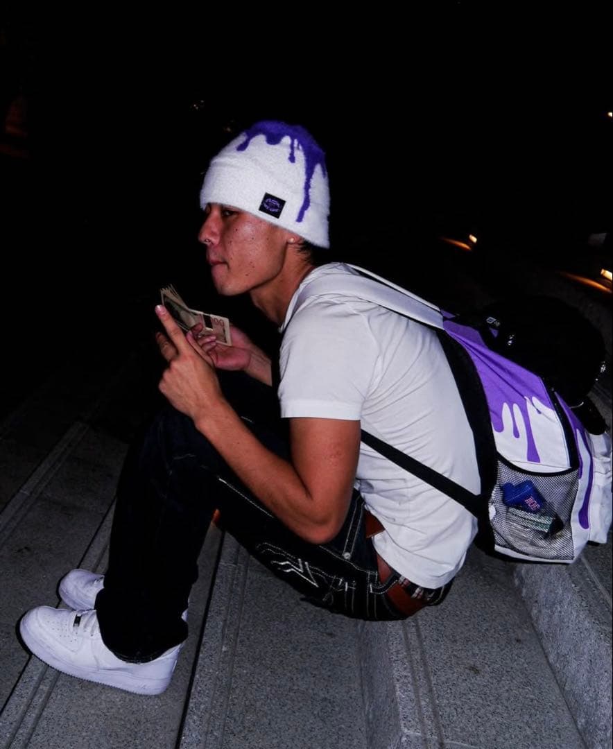 FUCK MY LIFE DAB着用モデル White