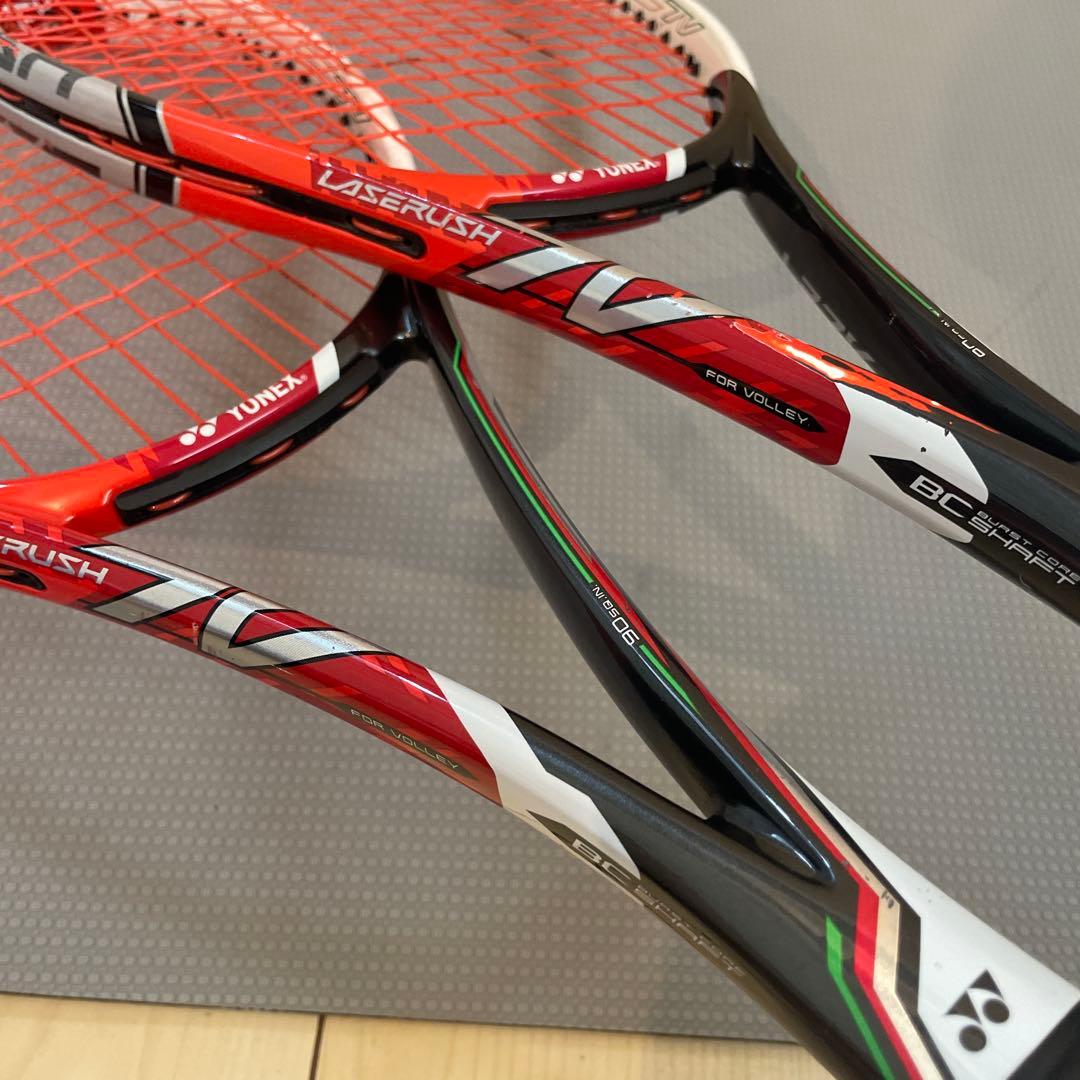 ソフトテニス　レーザーラッシュ　7V ラケット 2本セット