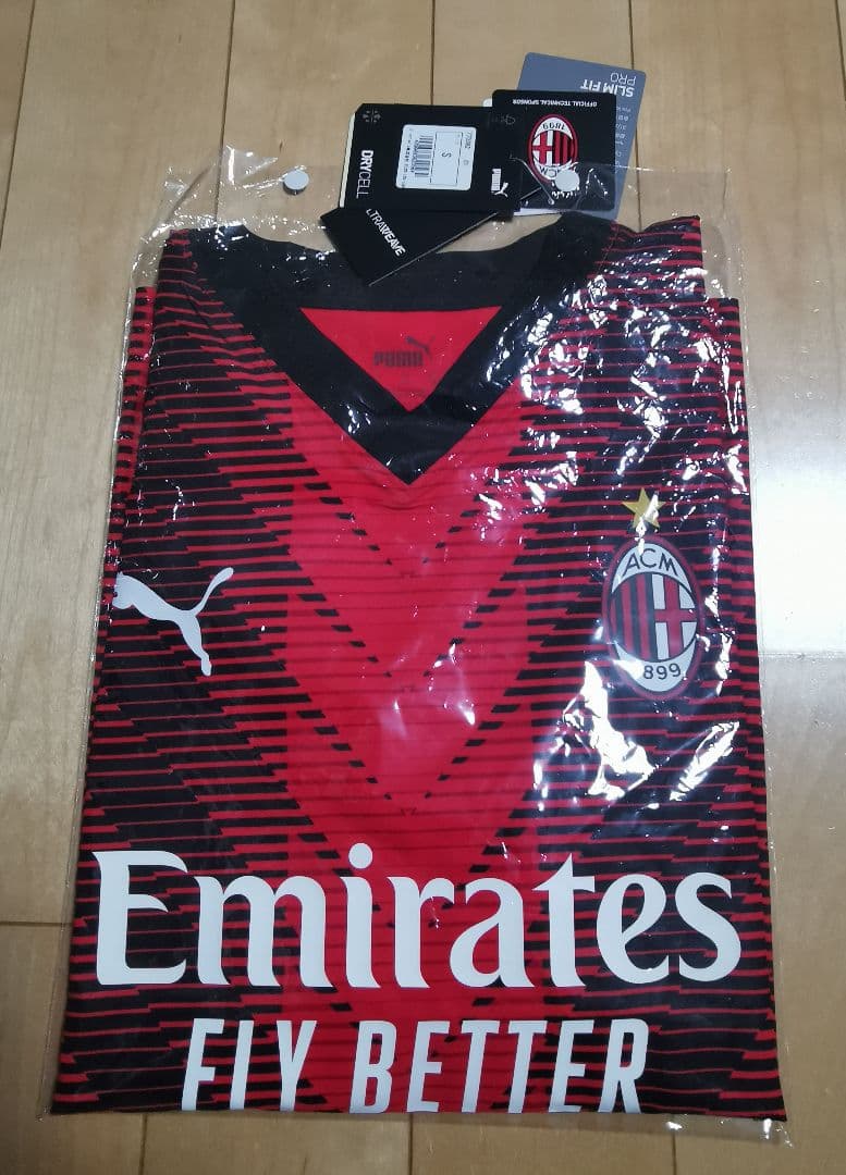 【☆大特価☆】新品☆ACミラン 2023-24ホームオーセンティックユニフォーム